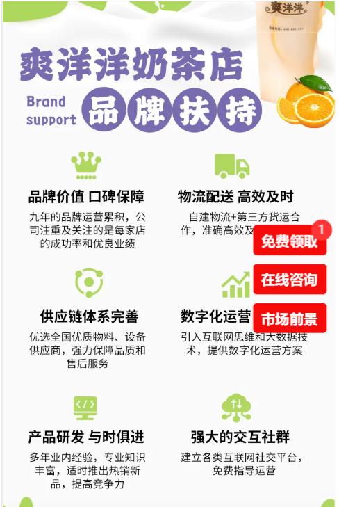 能和开奶茶的谈加盟吗