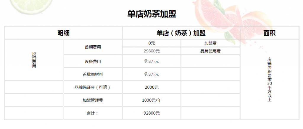 网红奶茶正版加盟