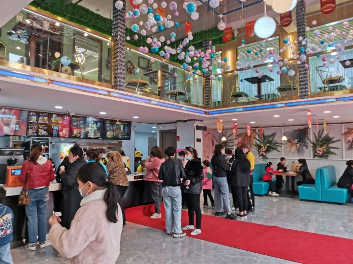 奶茶汉堡加盟店举荐.快乐星汉堡